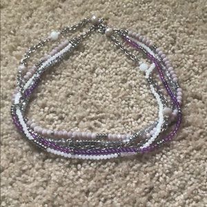 White house black market dual necklace